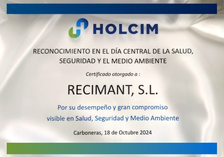Nuevo reconocimiento por nuestro compromiso en Materia de Seguridad ...